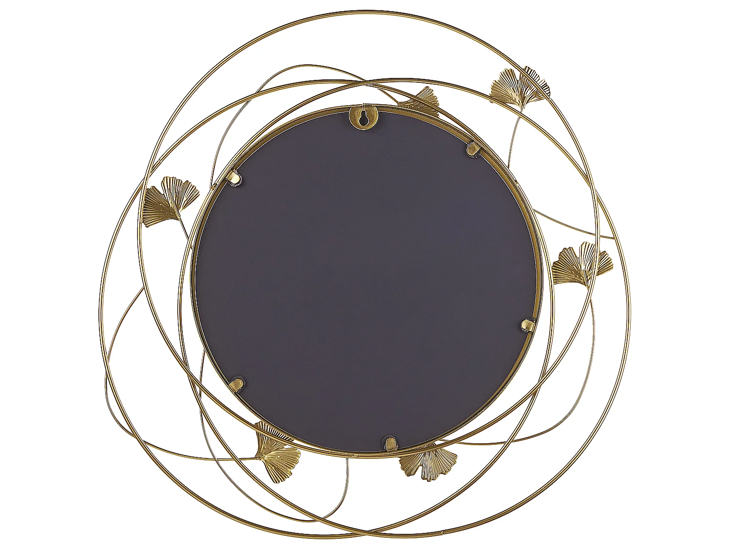 Miroir ANGLET 47 cm 45 cm Métal Doré