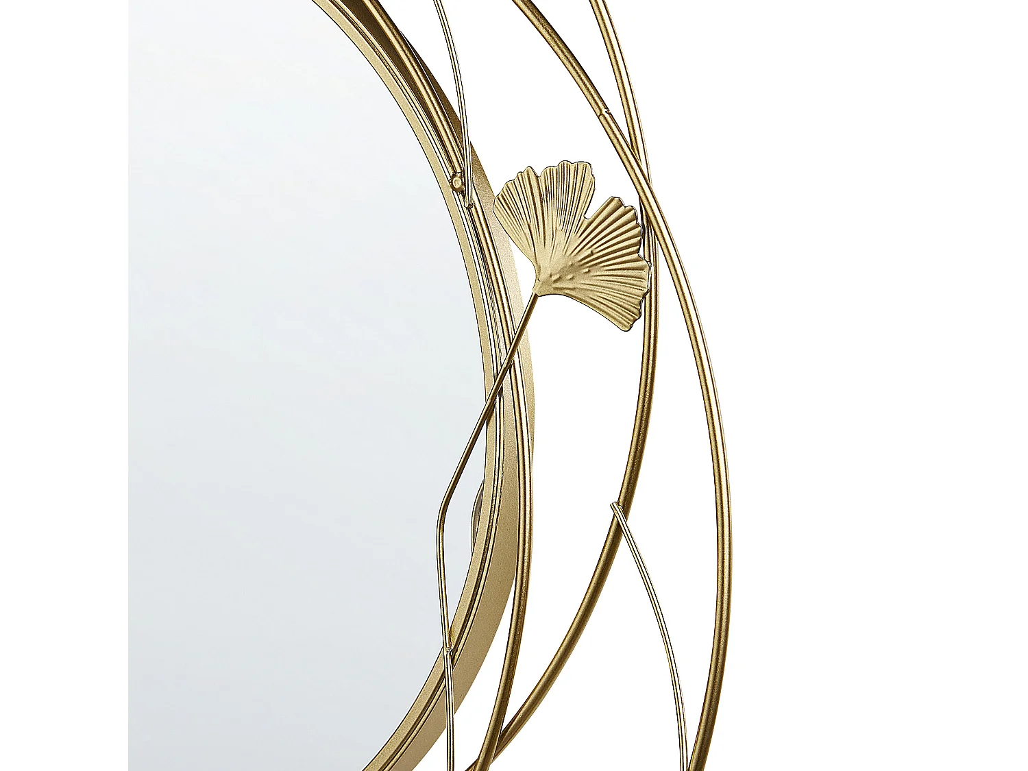 Miroir ANGLET 47 cm 45 cm Métal Doré