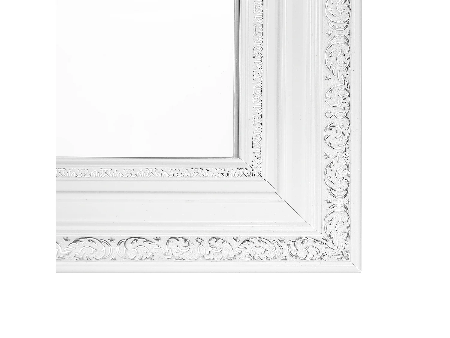 Wandspiegel VERTOU 50 cm 130 cm Wit