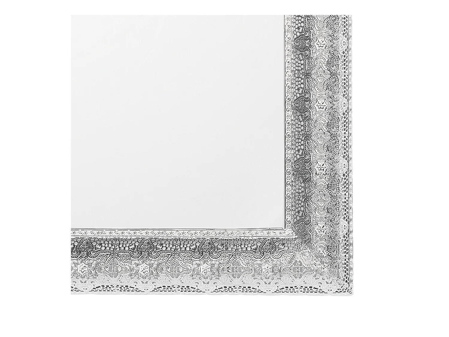 Wandspiegel CAVAN 65 cm 65 cm Metaal Zilver