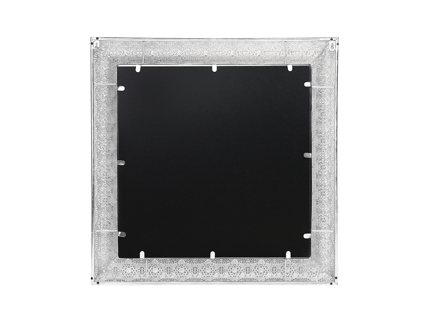 Wandspiegel CAVAN 65 cm 65 cm Metaal Zilver