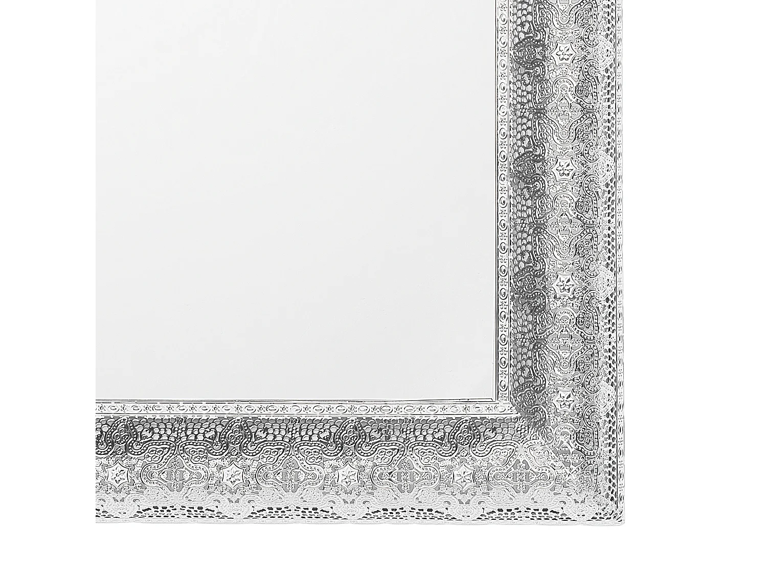 Miroir CAVAN 65 cm 65 cm Métal Argenté