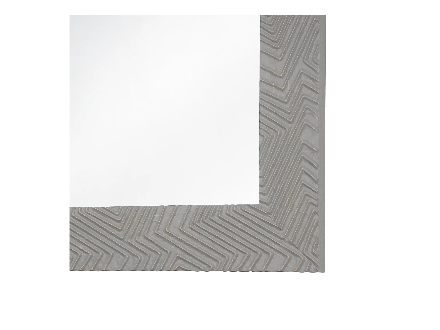 Wandspiegel NEVEZ 60 cm 91 cm Grau