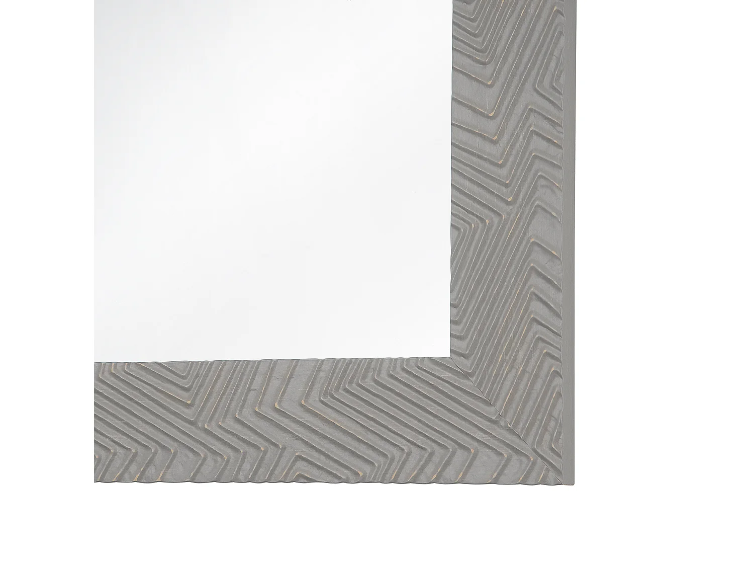 Wandspiegel NEVEZ 60 cm 91 cm Grau