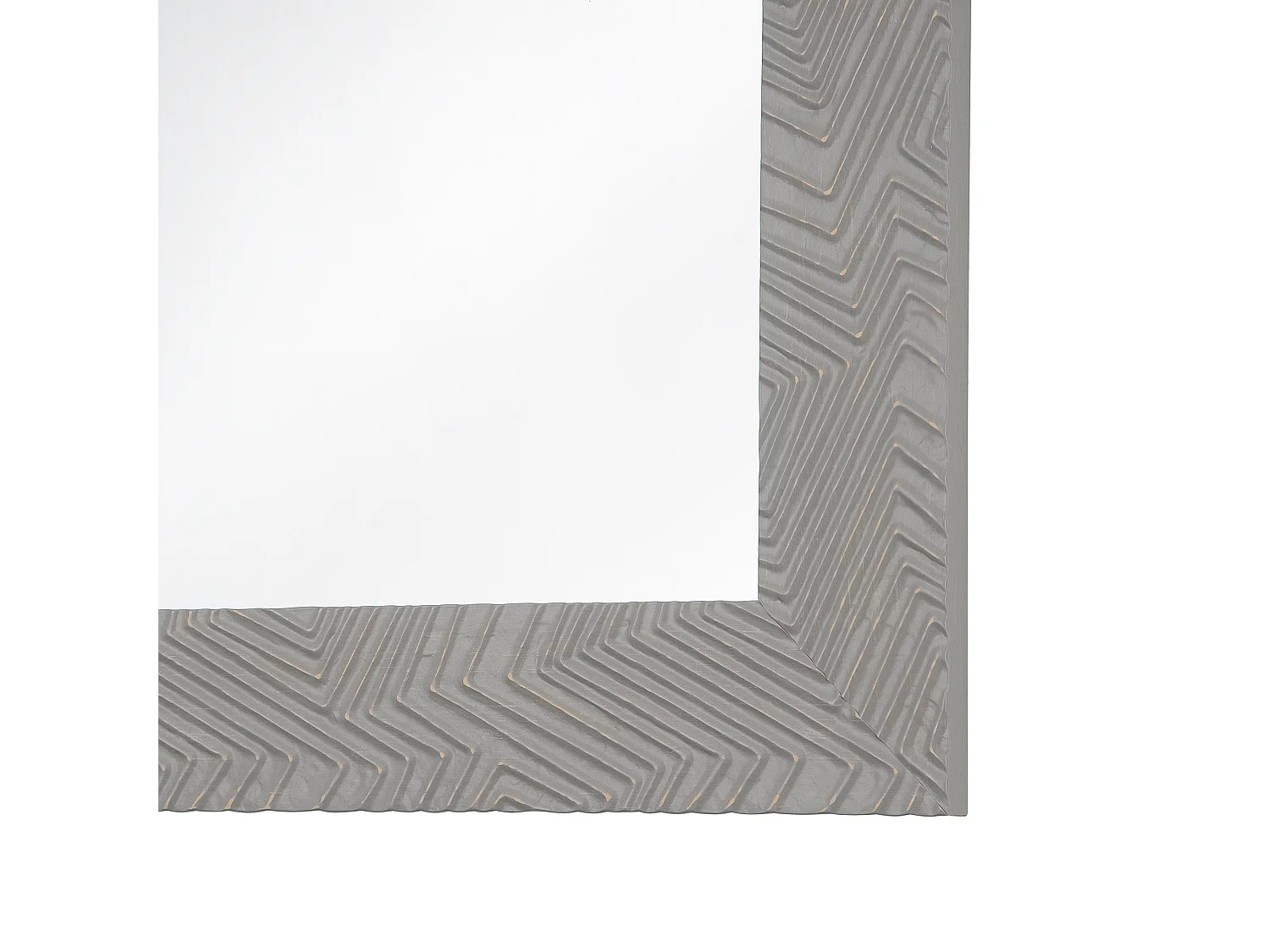 Miroir NEVEZ 60 cm 91 cm Gris