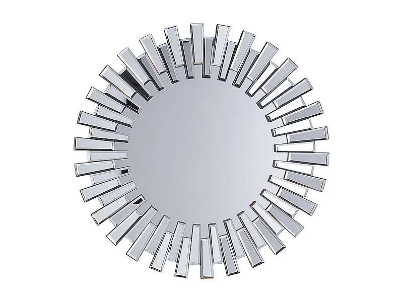 Moderner Wandspiegel ø 70 cm Rund Silbern CHOLET