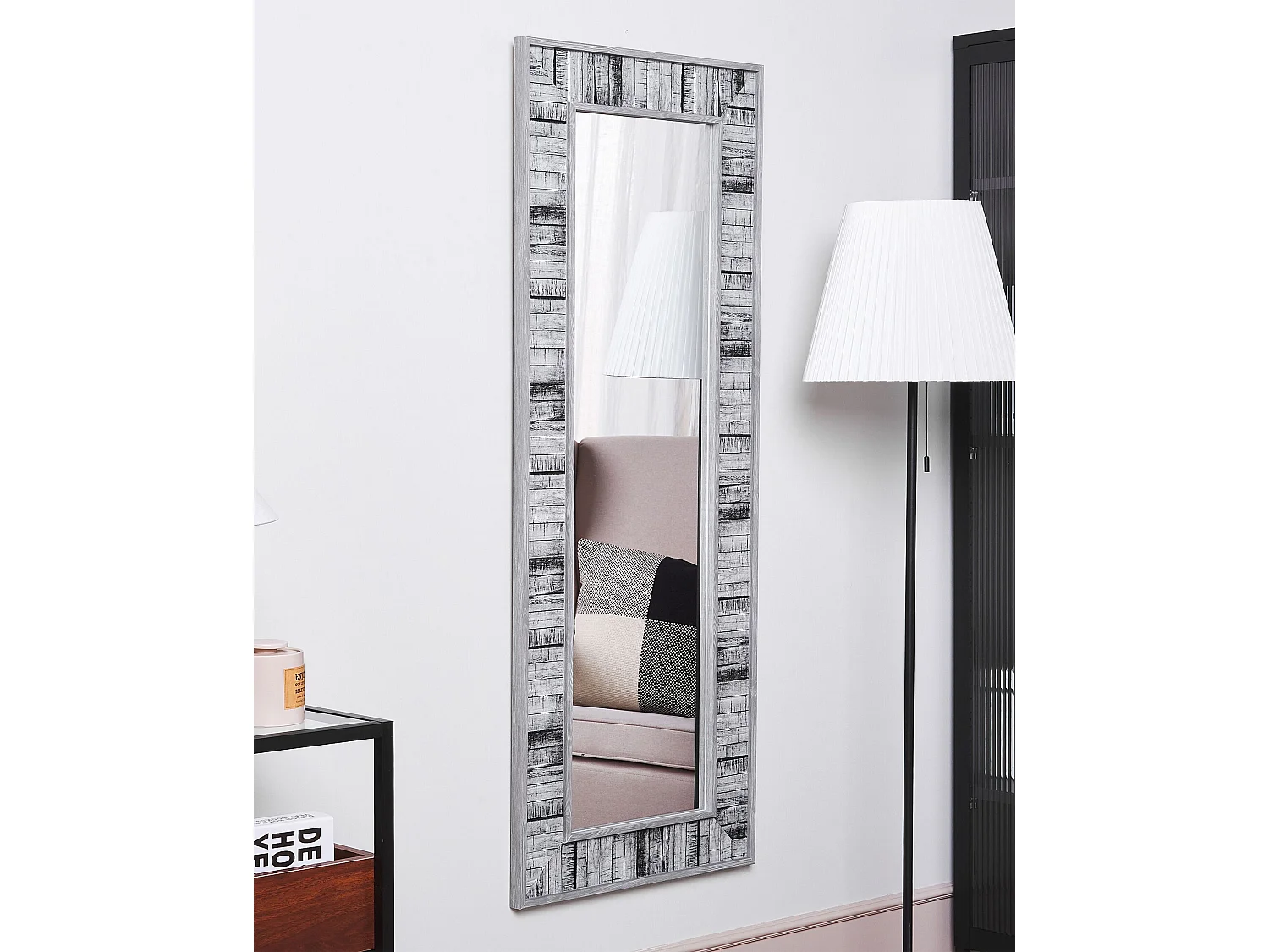 Miroir ROSNOEN 50 cm 130 cm Gris