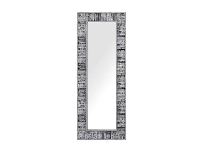 Moderner Wandspiegel Grau/Weiß 50 x 130 cm rechteckig Rosnoen
