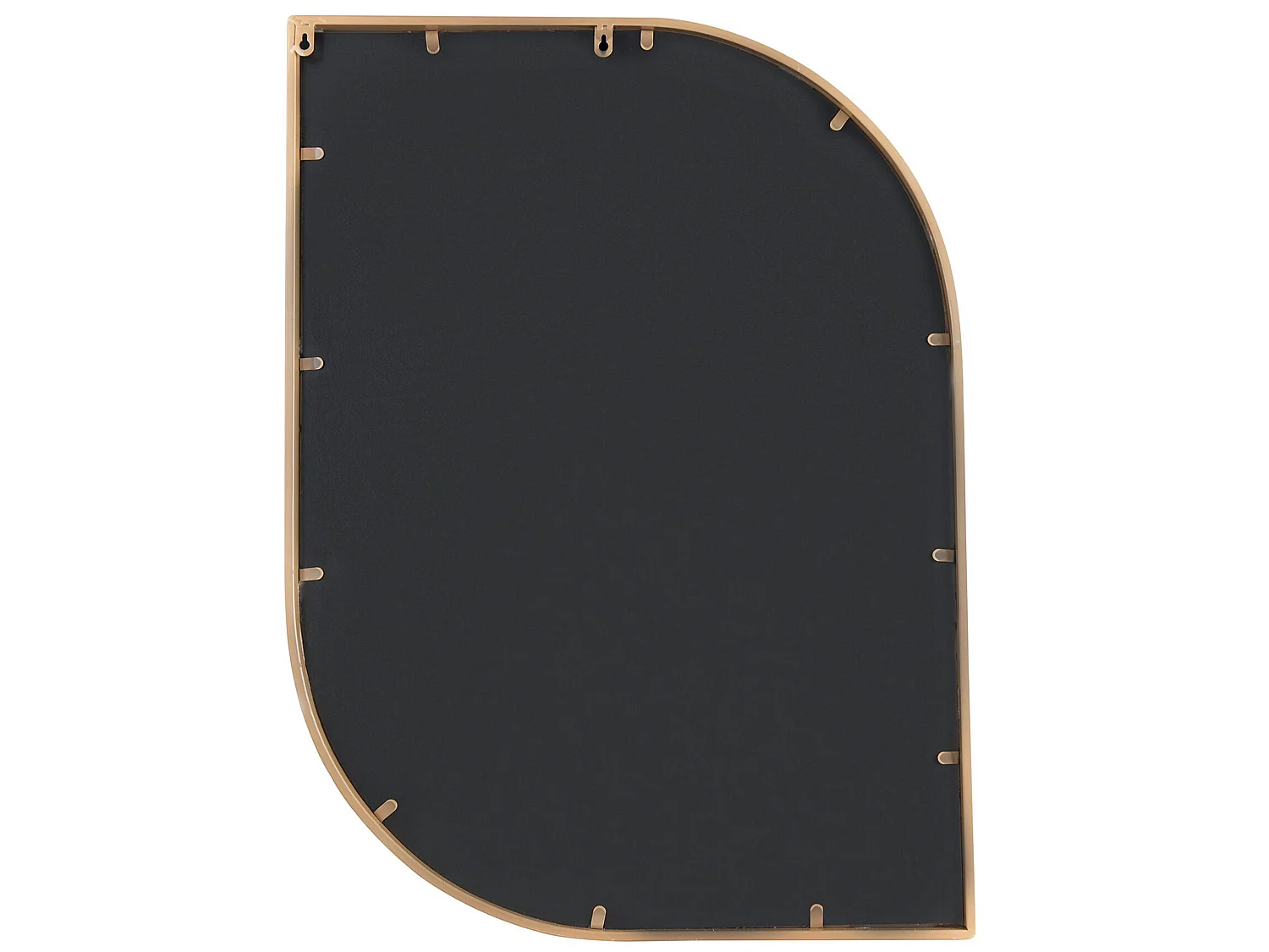 Miroir HIREL 65 cm 90 cm Métal Doré