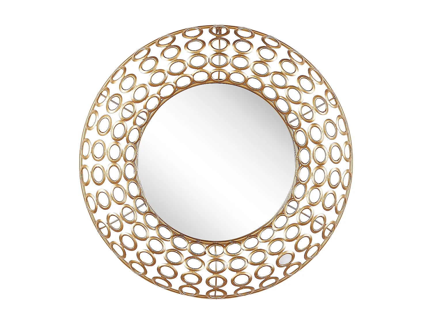 Espelho BOURDON 80 cm 80 cm Metal Dourado