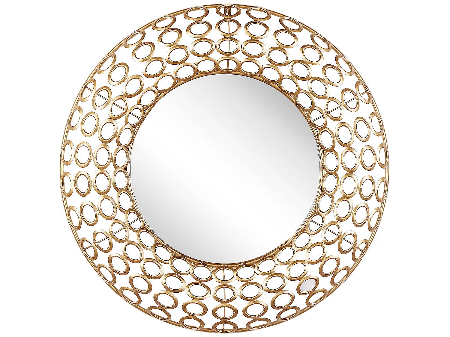 Wall Mirror BOURDON 80 cm 80 cm Metal Gold