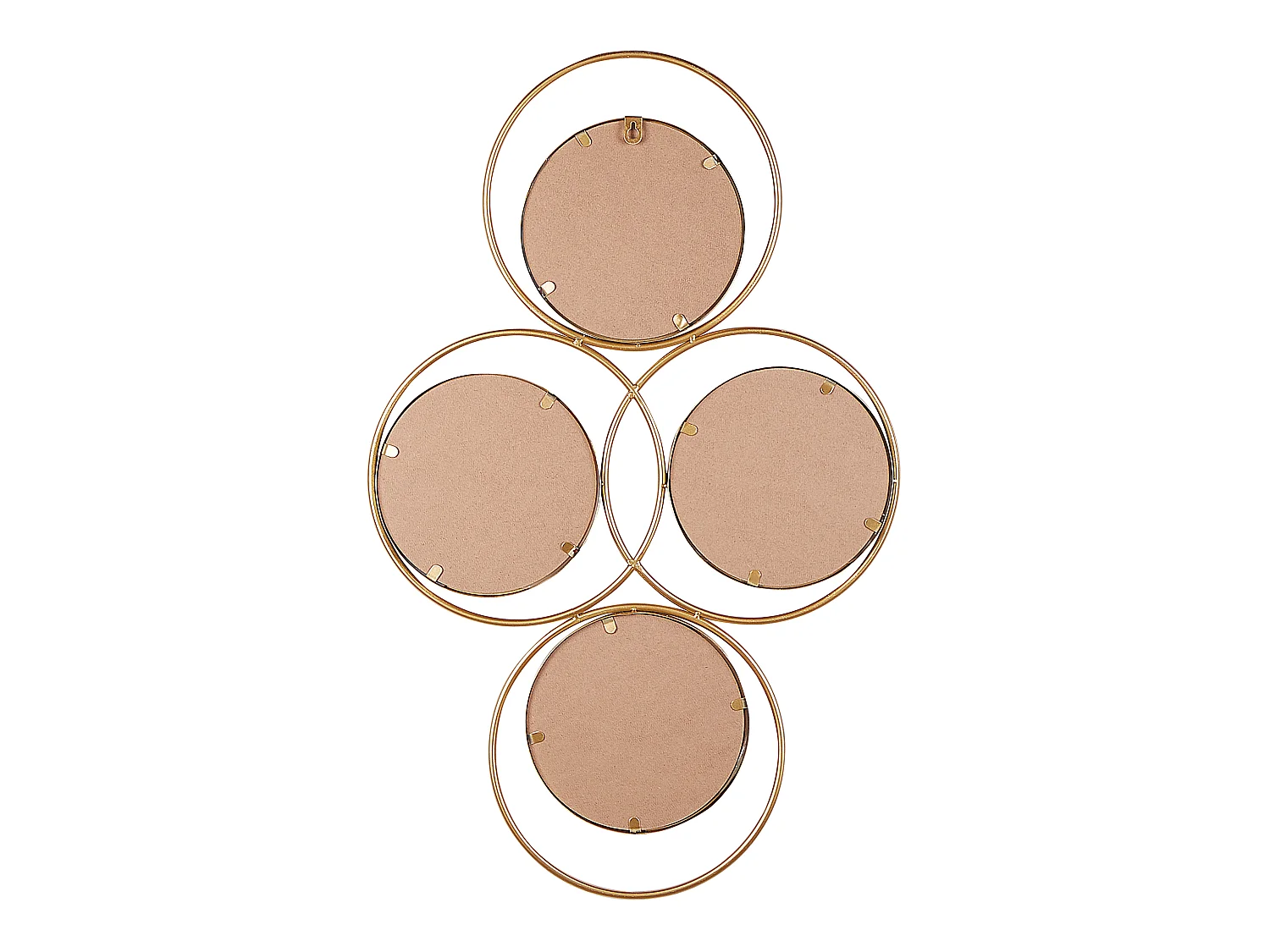 Espelho LESCAR 50 cm 80 cm Metal Dourado