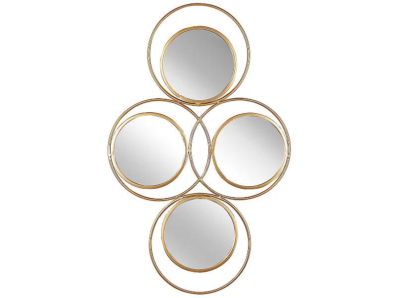 Specchio LESCAR 50 cm 80 cm Metallo Oro