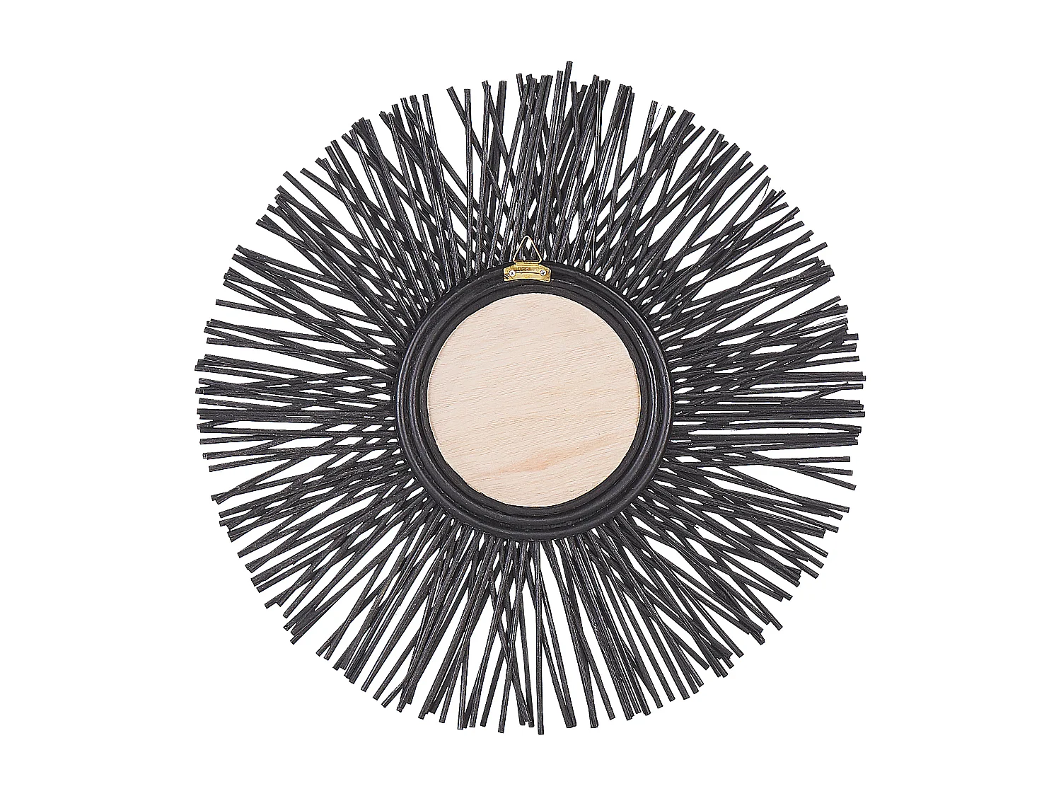 Miroir KALASIN 60 cm 60 cm Rotin Noir