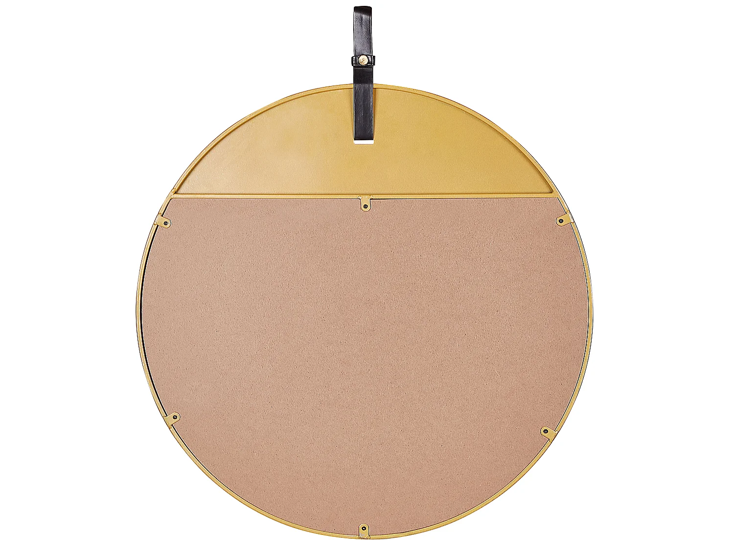 Miroir GURS 60 cm 60 cm Métal Doré