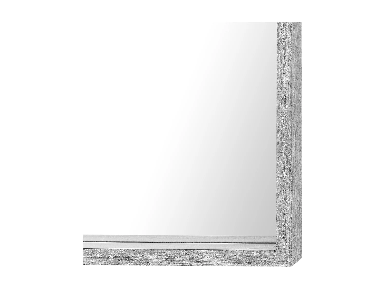 Miroir BRIGNOLES 50 cm 50 cm Gris
