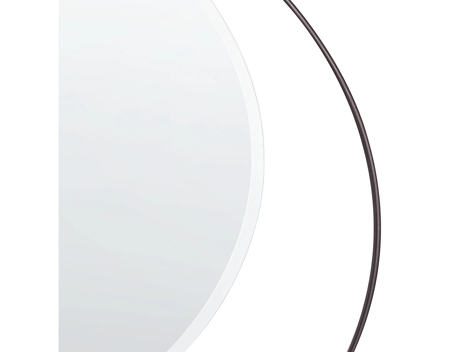 Wall Mirror AGDE 50 cm 50 cm Metal Black