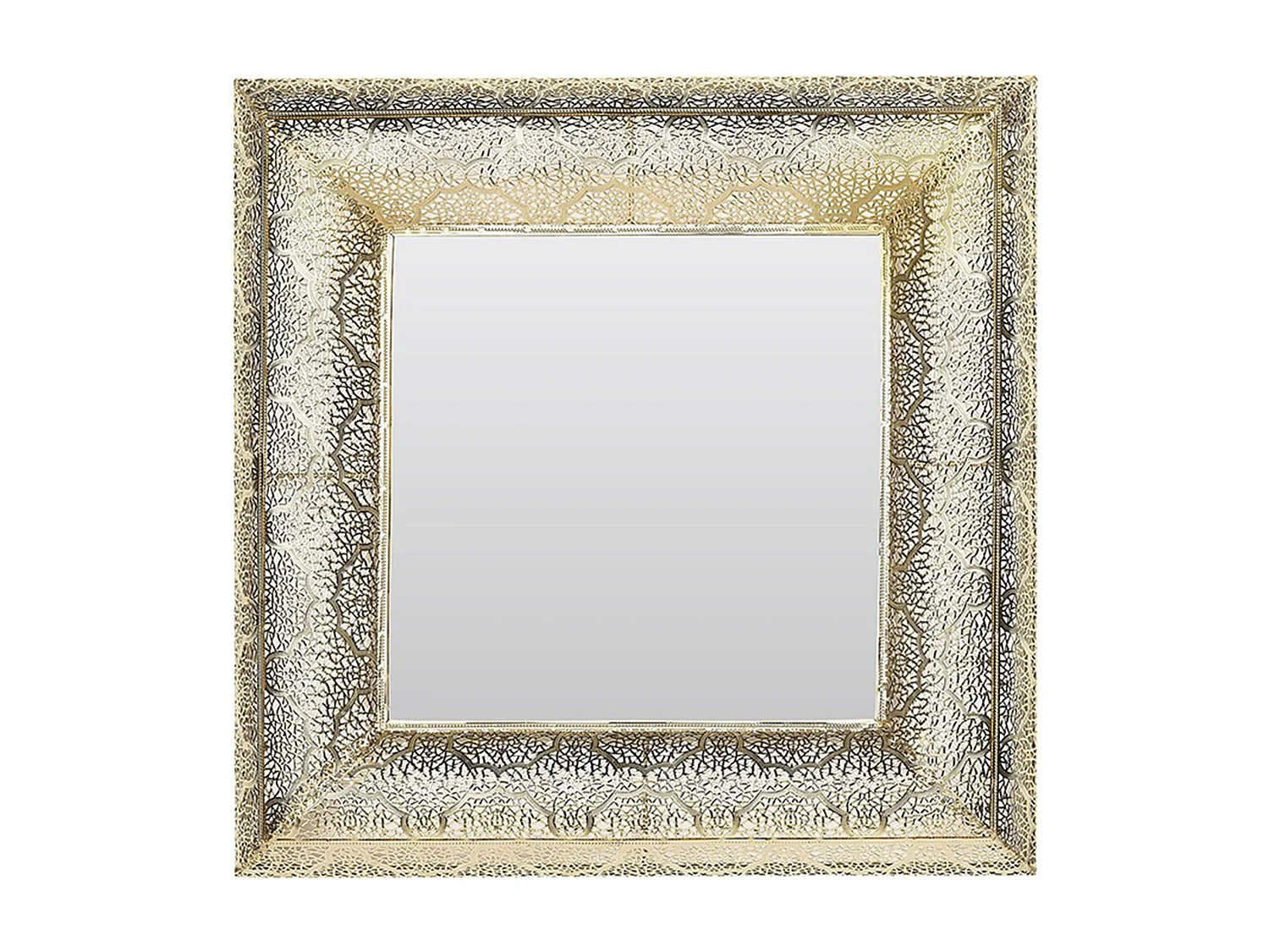 Wandspiegel PLERIN 60 cm 60 cm Metaal Goud