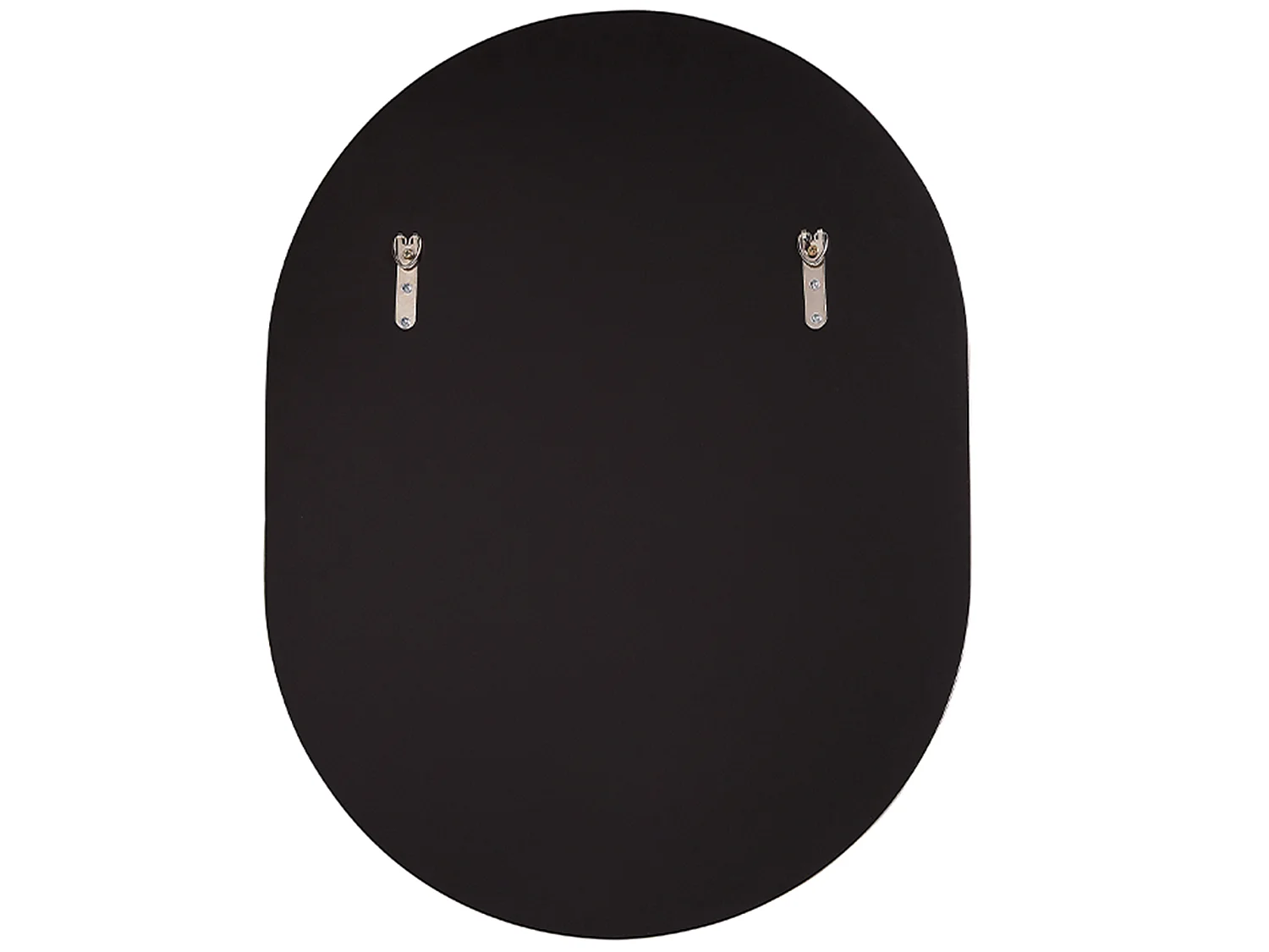 Glamuröser runder Deko Hängespiegel mit ovalem Rahmen Marmor Optik 65x50 cm Rety