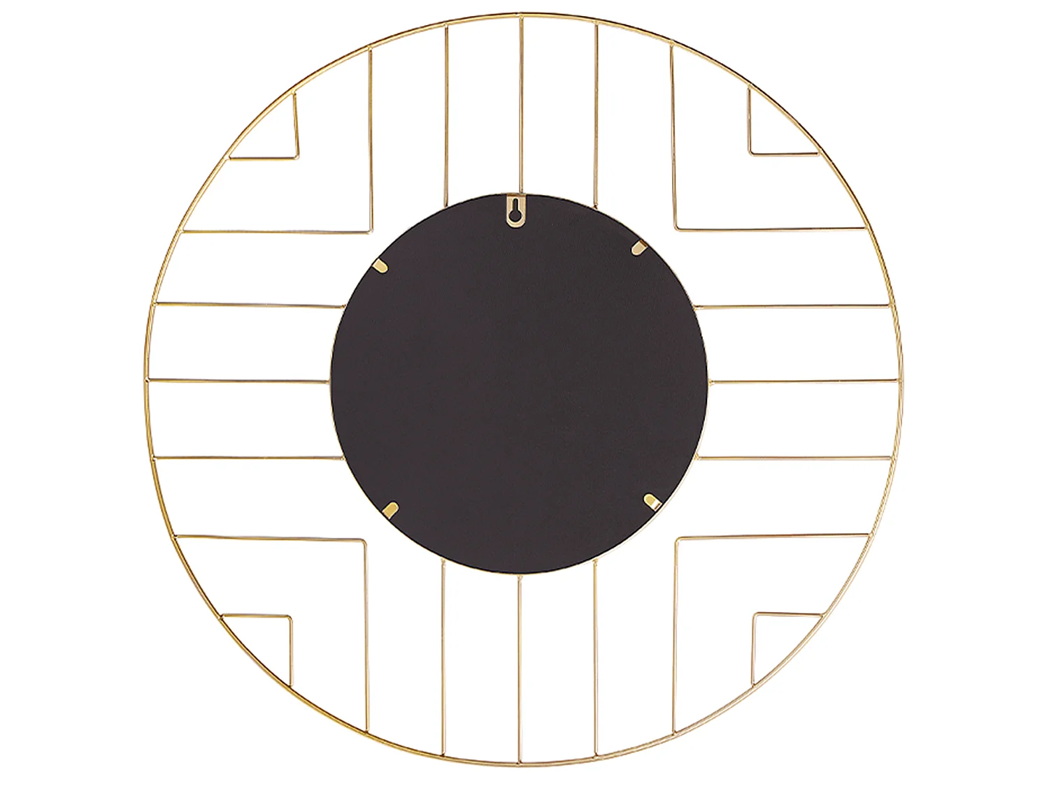 Espelho HESDIN 60 cm 60 cm Metal Dourado