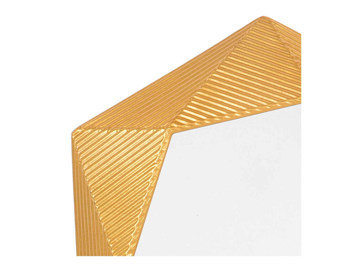 Miroir BASTIA 51 cm 60 cm Métal Doré