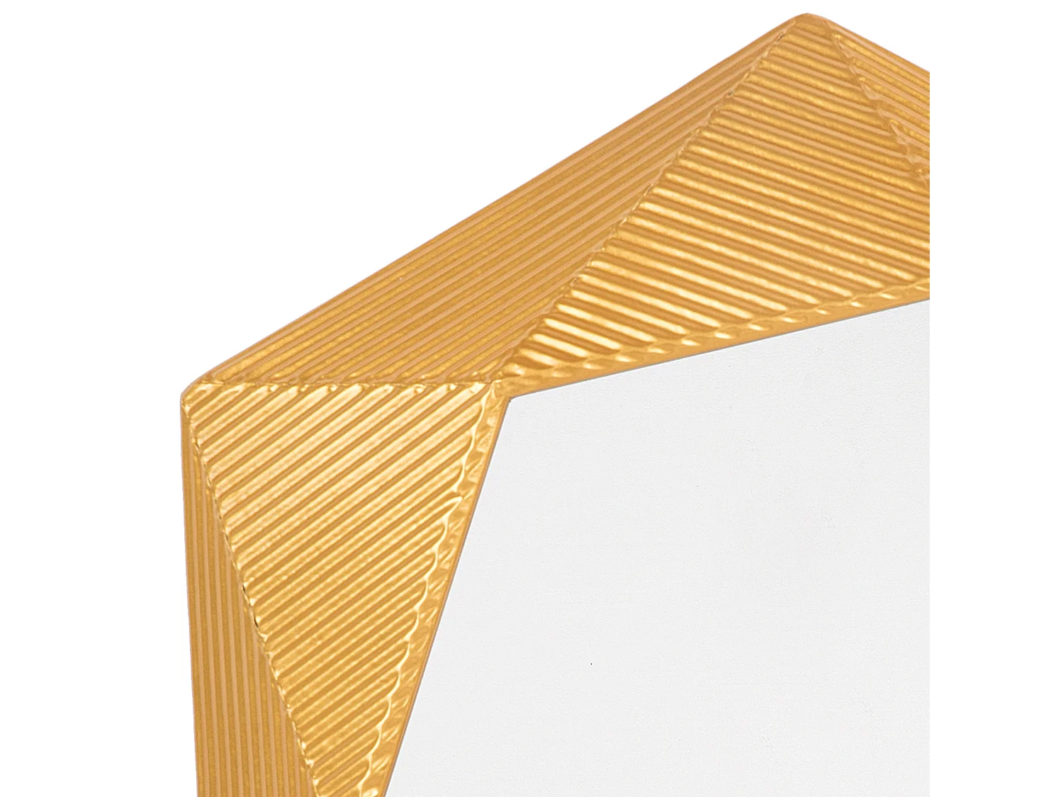 Miroir BASTIA 51 cm 60 cm Métal Doré