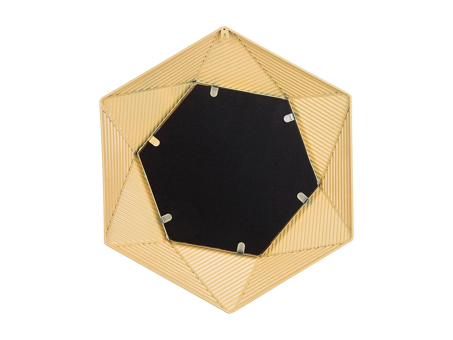 Miroir BASTIA 51 cm 60 cm Métal Doré