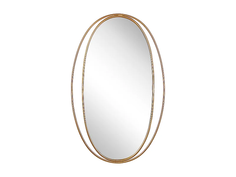 Espejo BESSON 55 cm 90 cm Metal Dorado