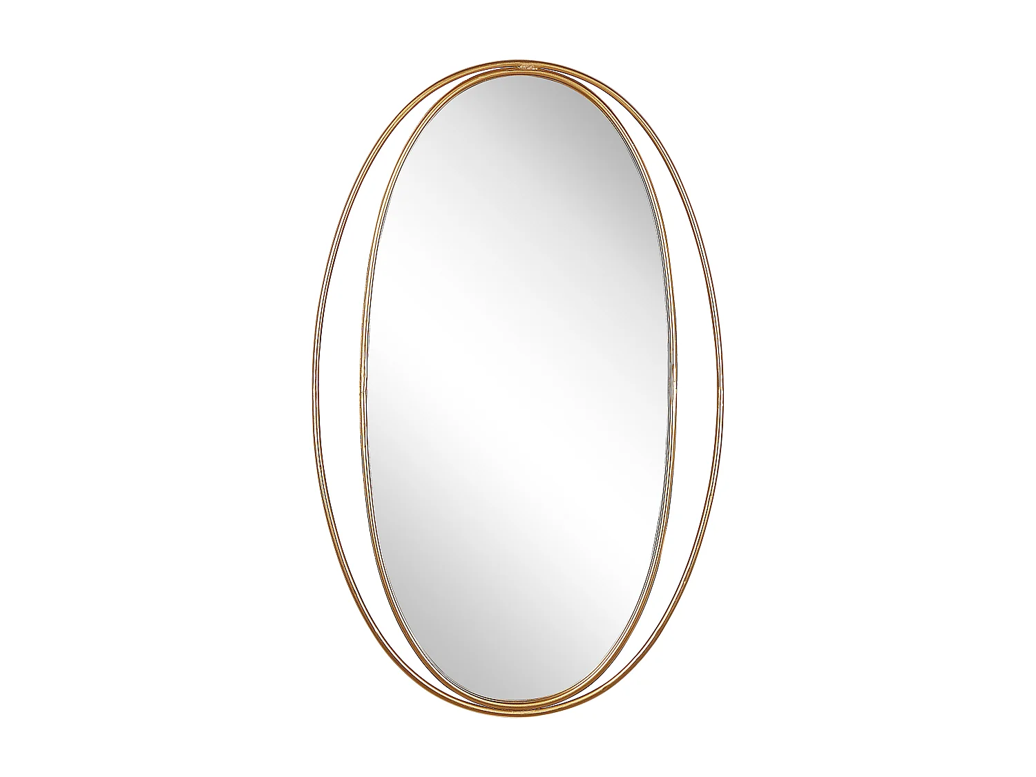 Miroir BESSON 55 cm 90 cm Métal Doré