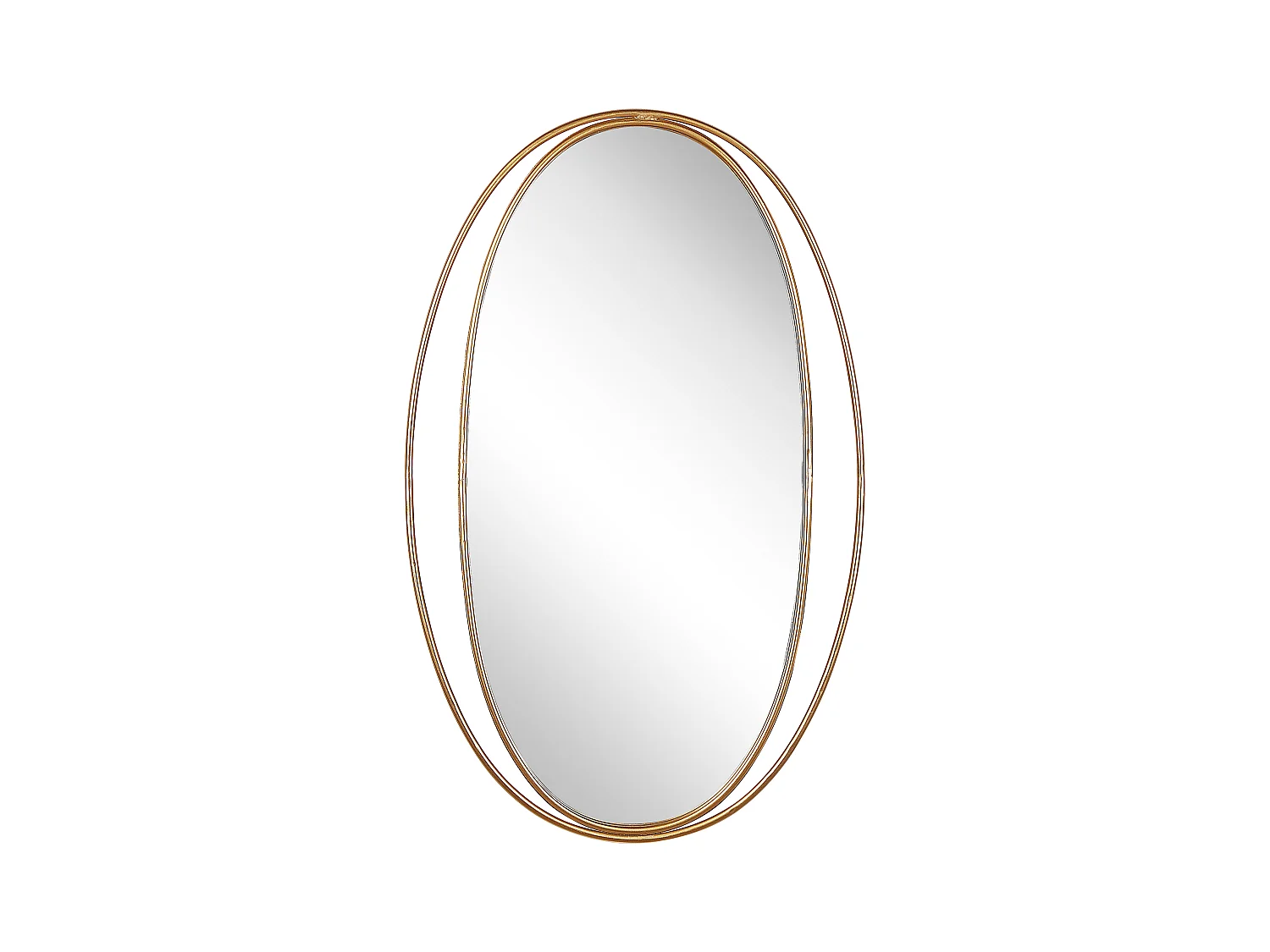 Wandspiegel BESSON 55 cm 90 cm Metaal Goud
