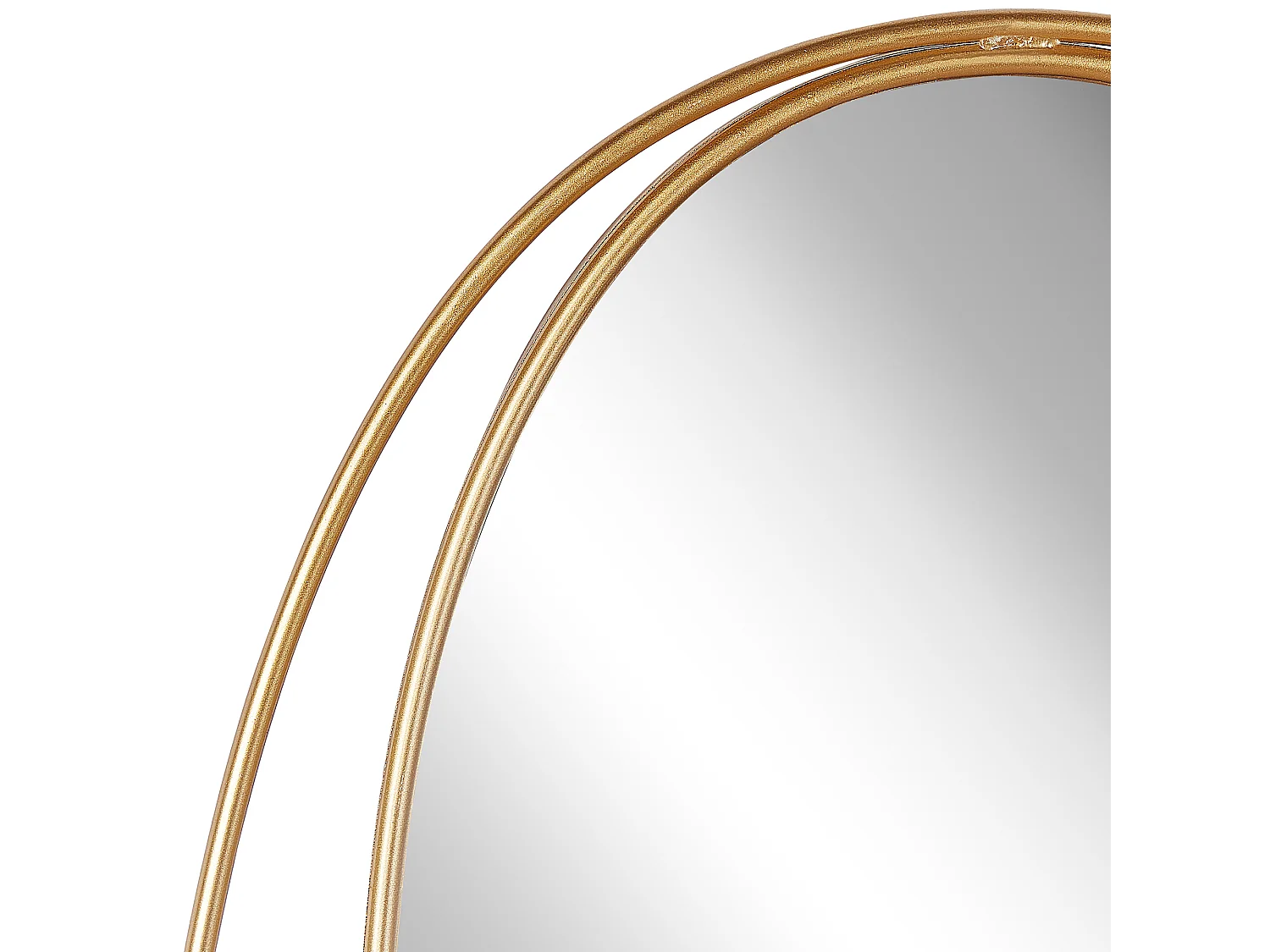 Miroir BESSON 55 cm 90 cm Métal Doré