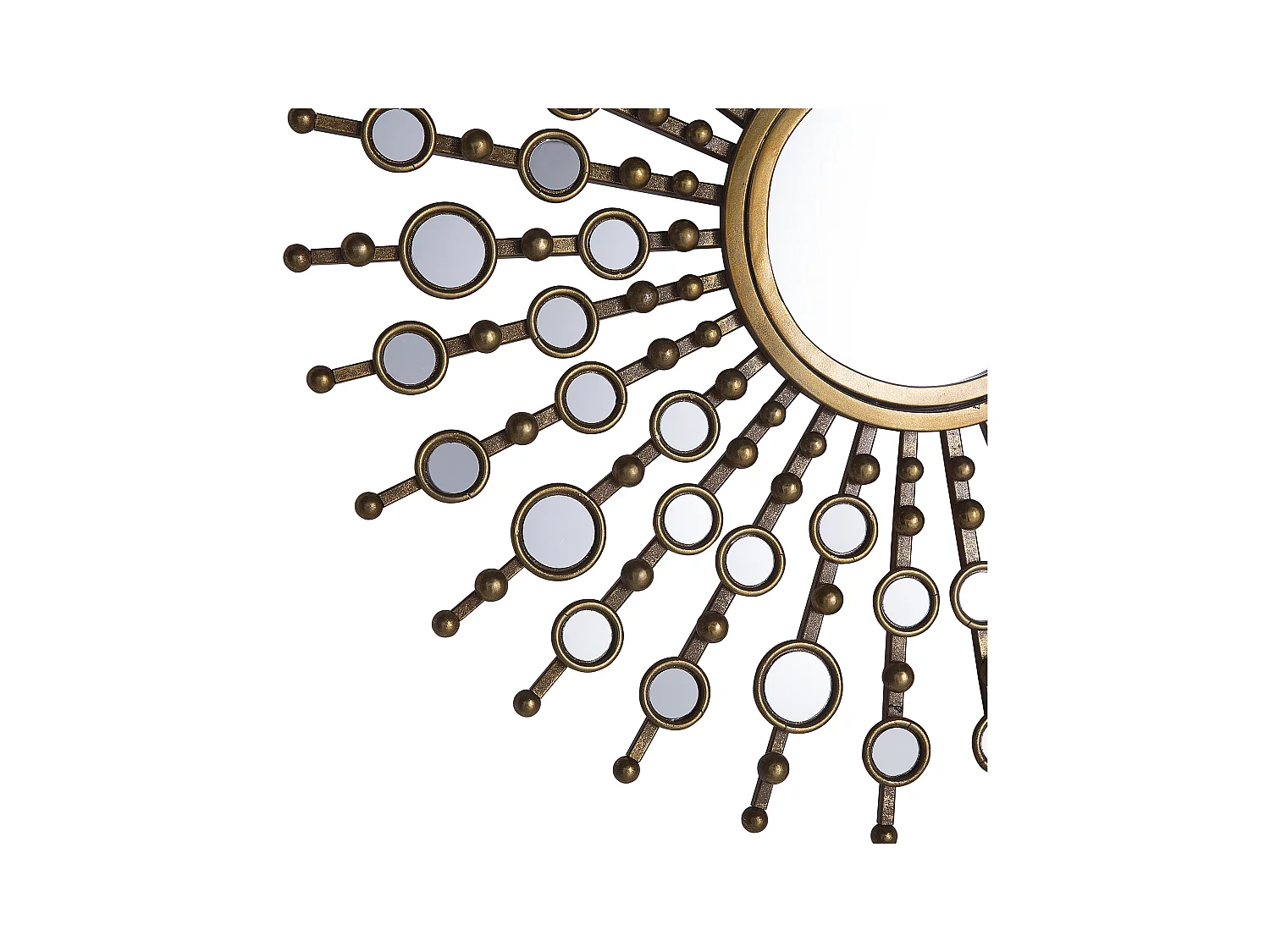 Wandspiegel BLOIS 70 cm 70 cm Metaal Goud