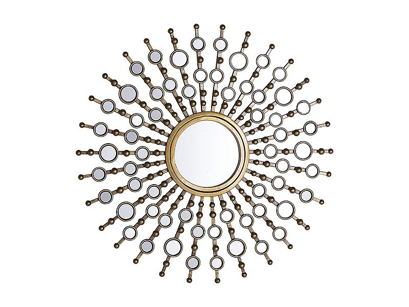 Wandspiegel BLOIS 70 cm 70 cm Metaal Goud