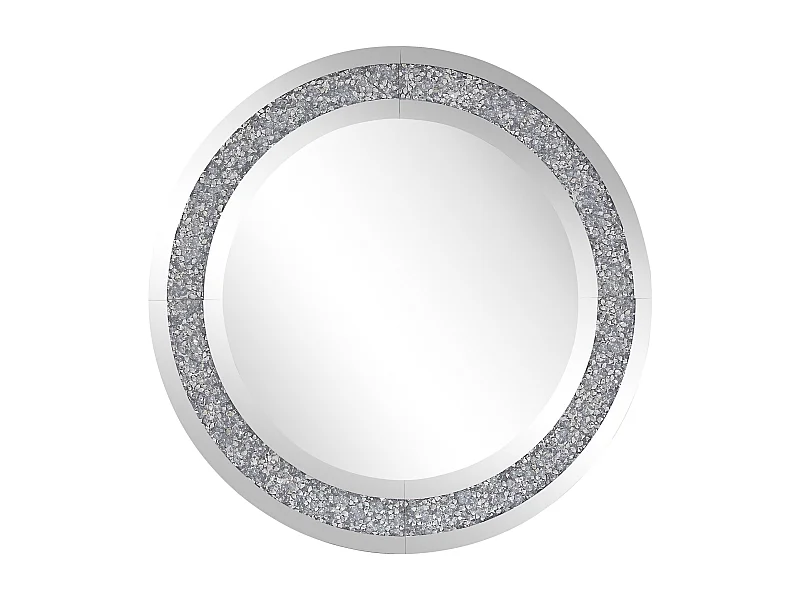 Moderner Wandspiegel ø 70 cm Rund Silber Erbray