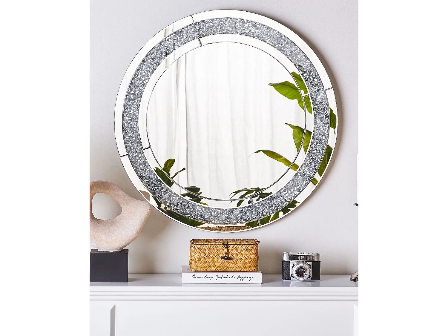 Miroir ERBRAY 70 cm 70 cm Argenté