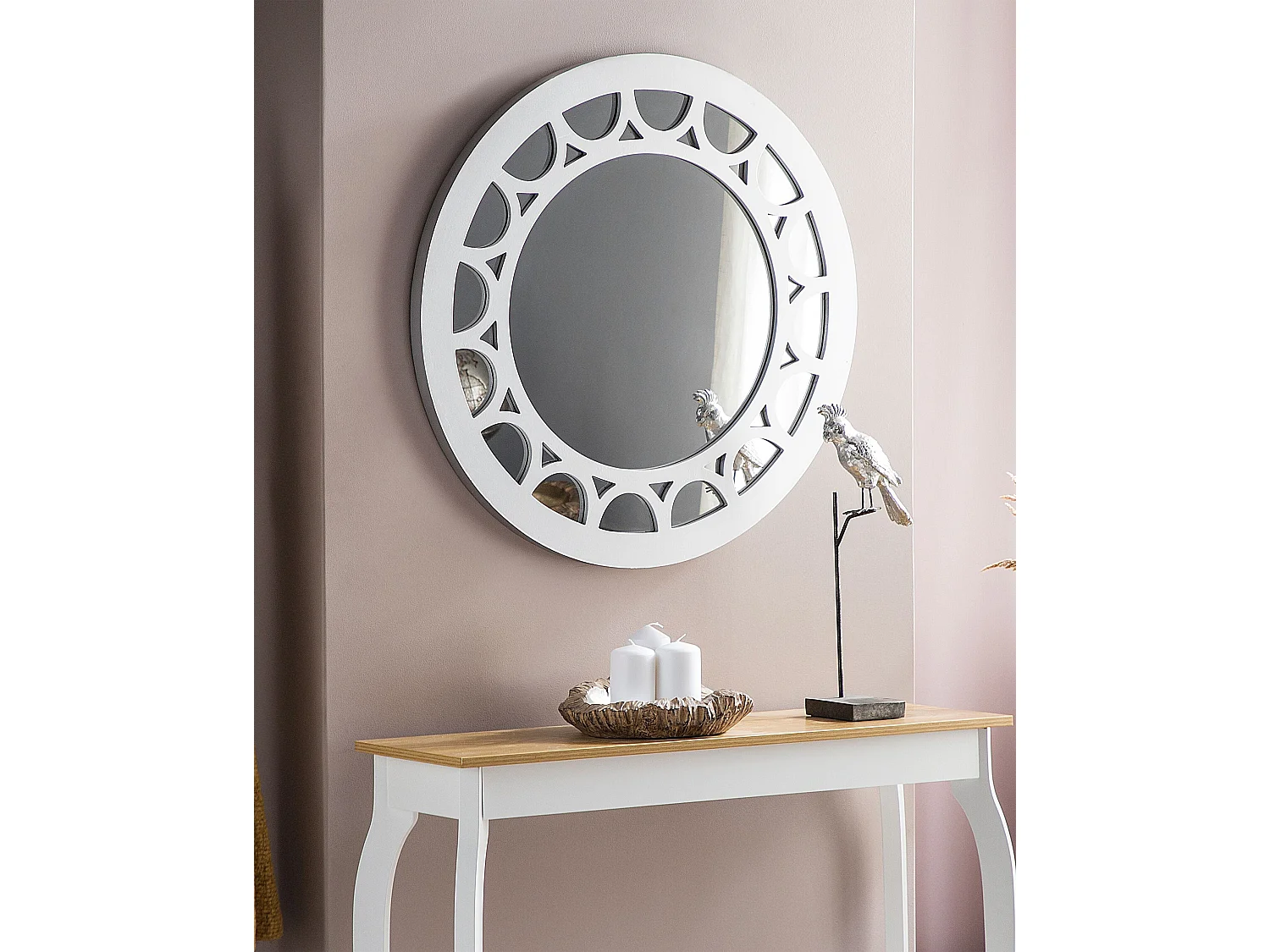 Miroir LOLIF 80 cm 80 cm Argenté