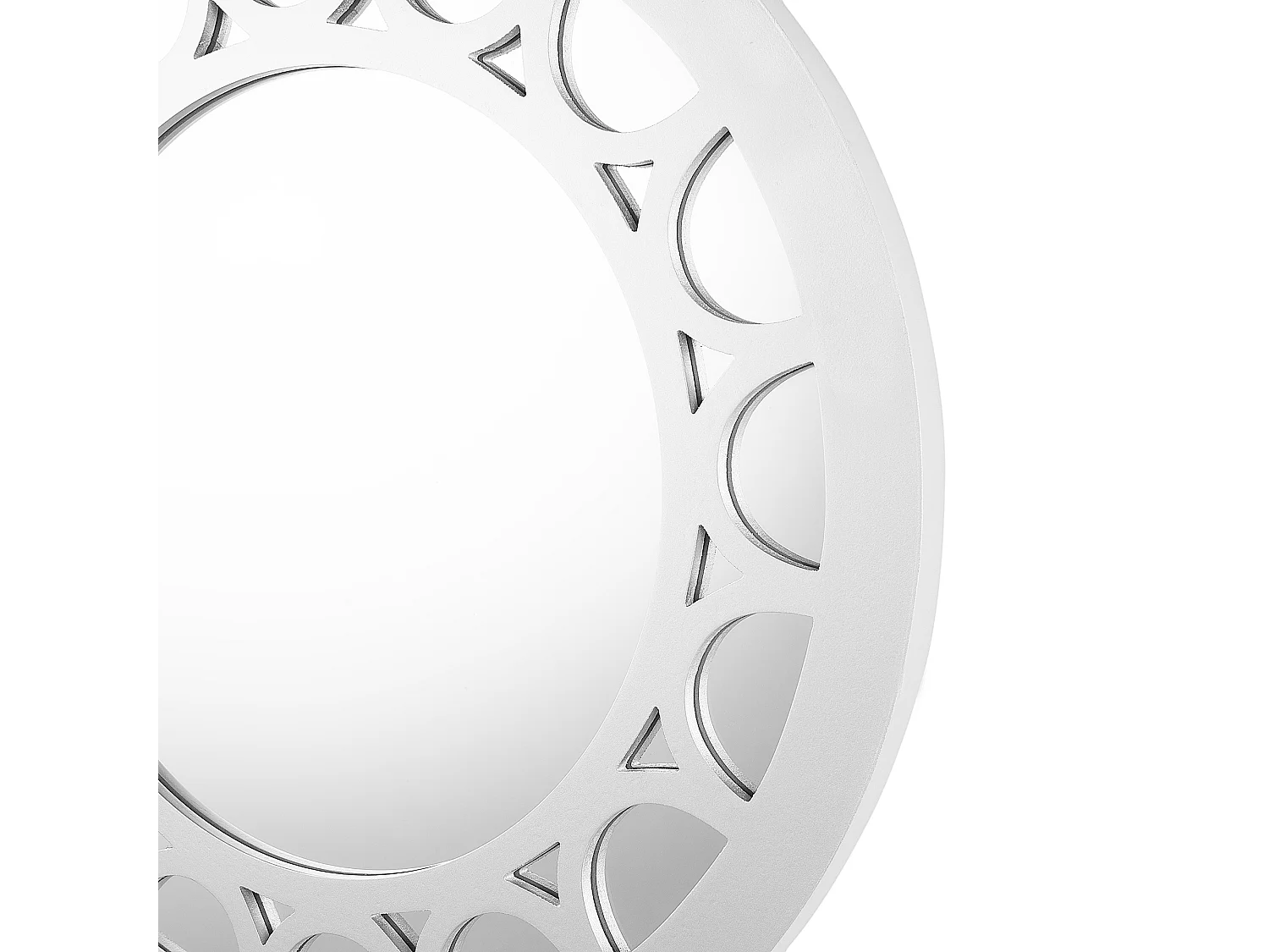 Wandspiegel LOLIF 80 cm 80 cm Zilver