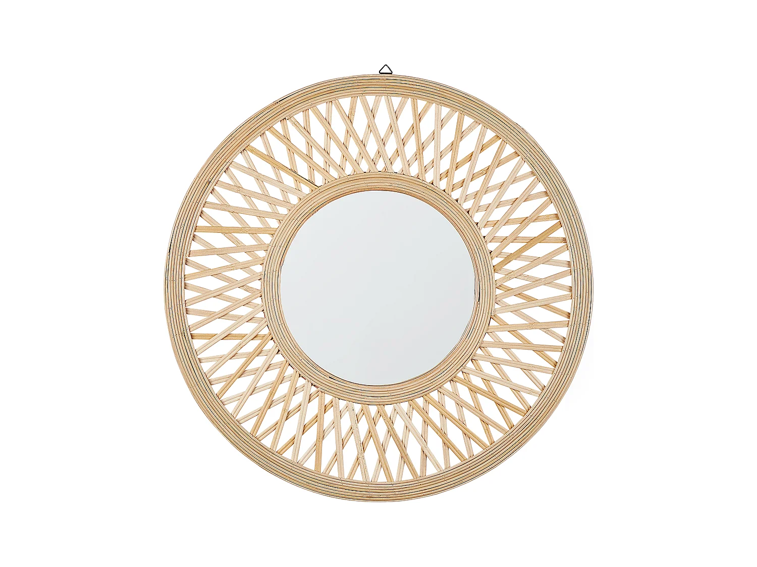 Miroir BACATA 60 cm 60 cm Bambou Naturel