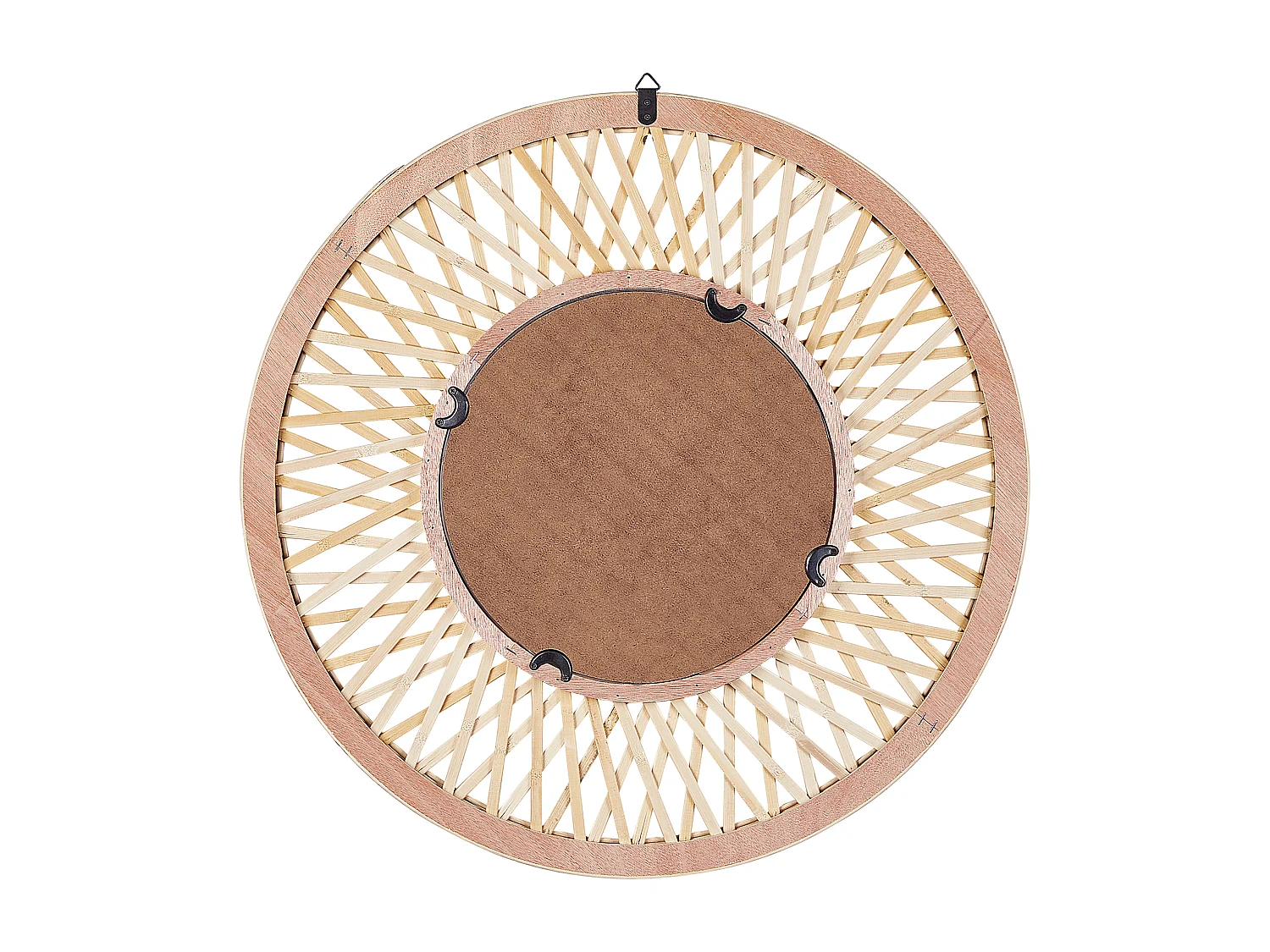 Miroir BACATA 60 cm 60 cm Bambou Naturel