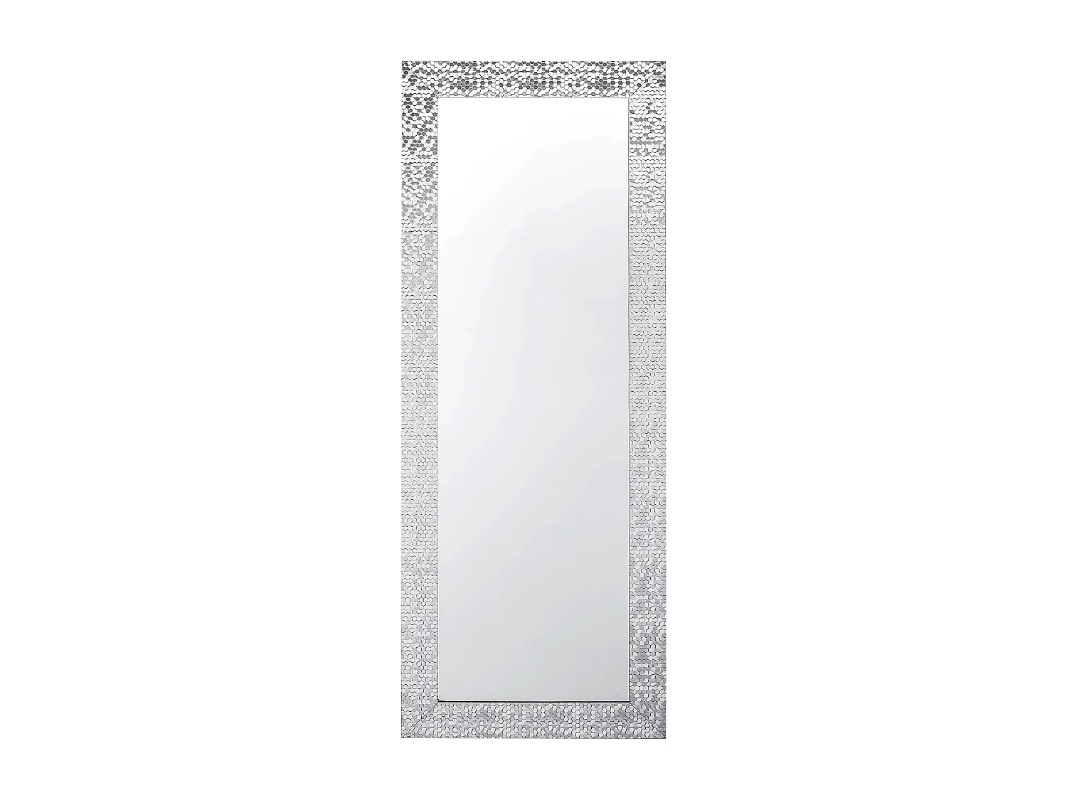 Wandspiegel MARANS 50 cm 130 cm Zilver