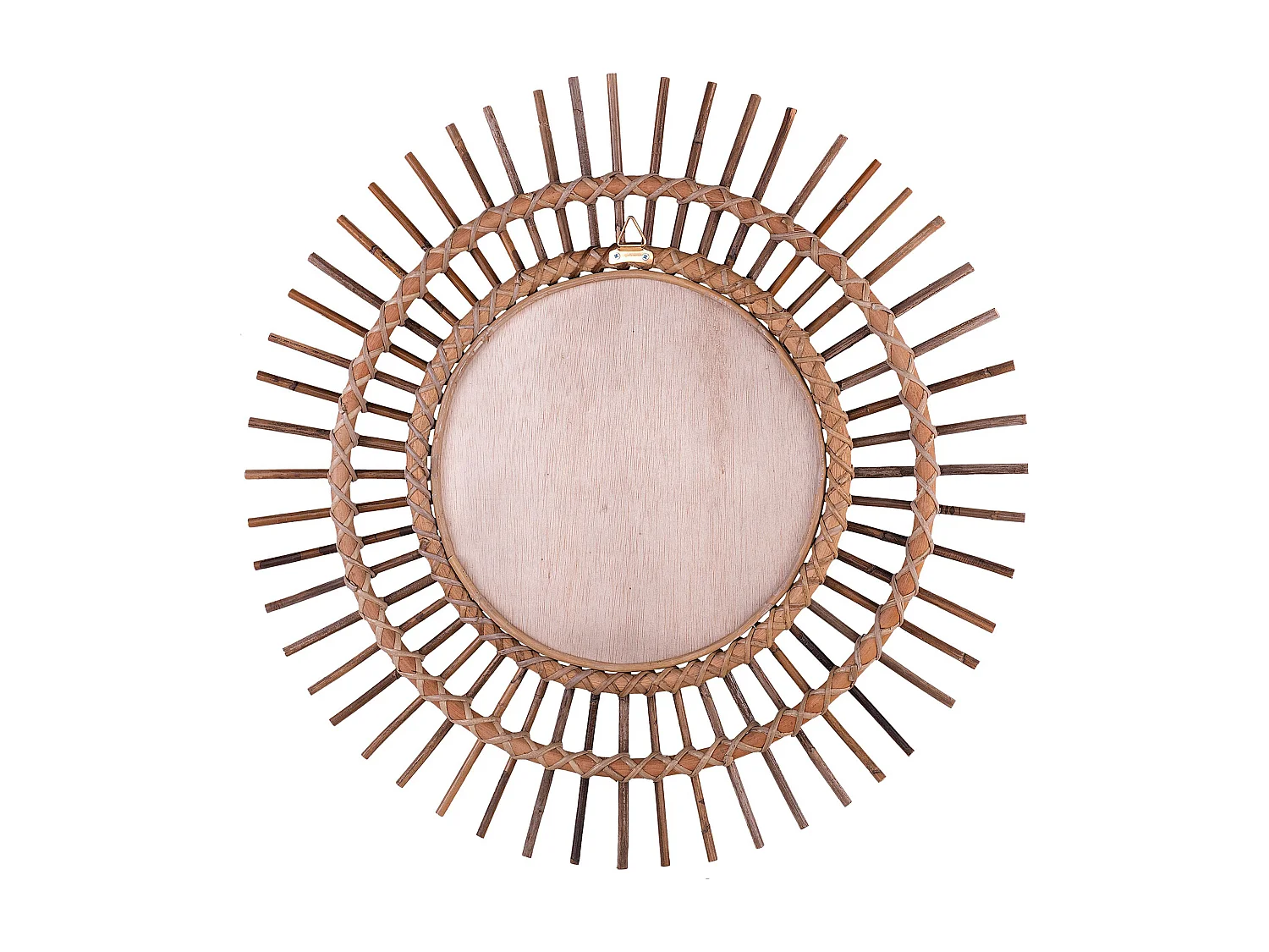 Miroir STENEN 76 cm 76 cm Rotin Beige sable