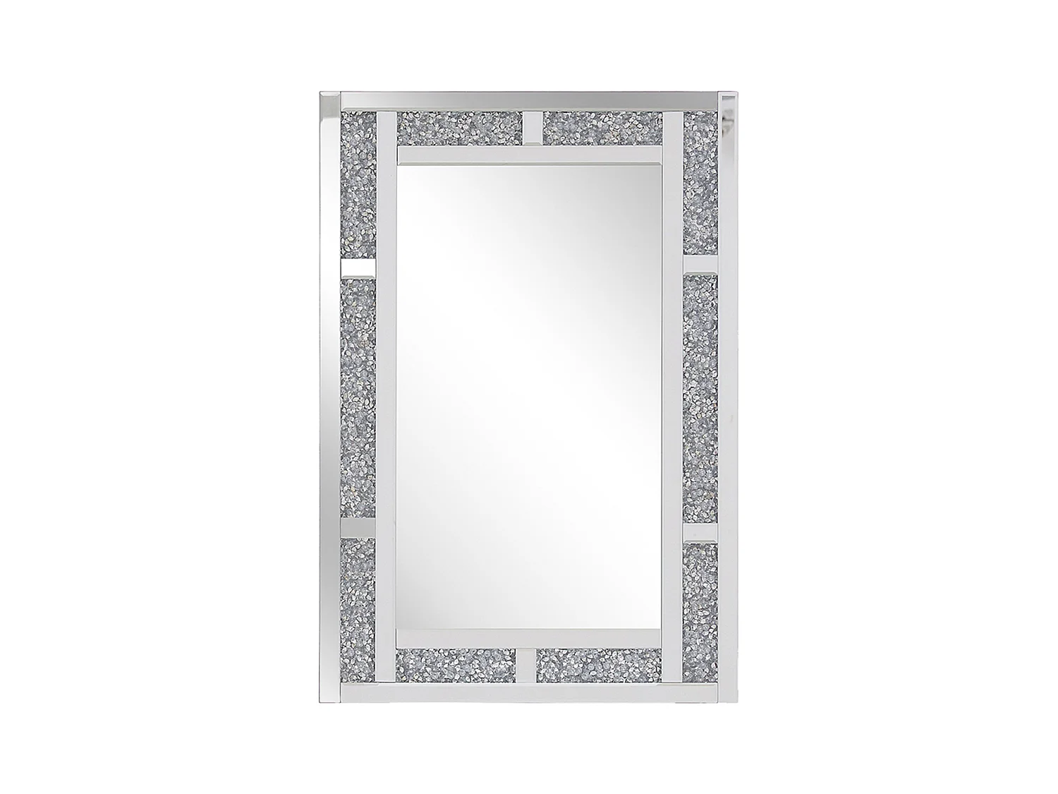 Miroir AVRILLE 60 cm 90 cm Argenté