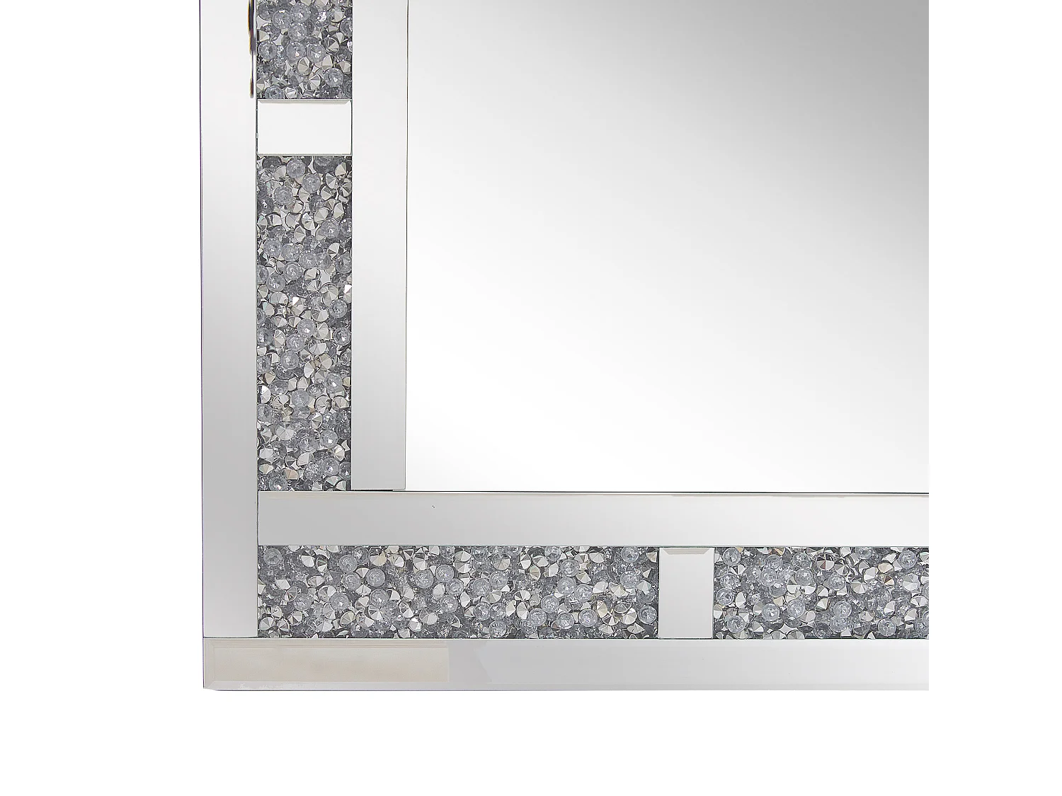 Miroir AVRILLE 60 cm 90 cm Argenté