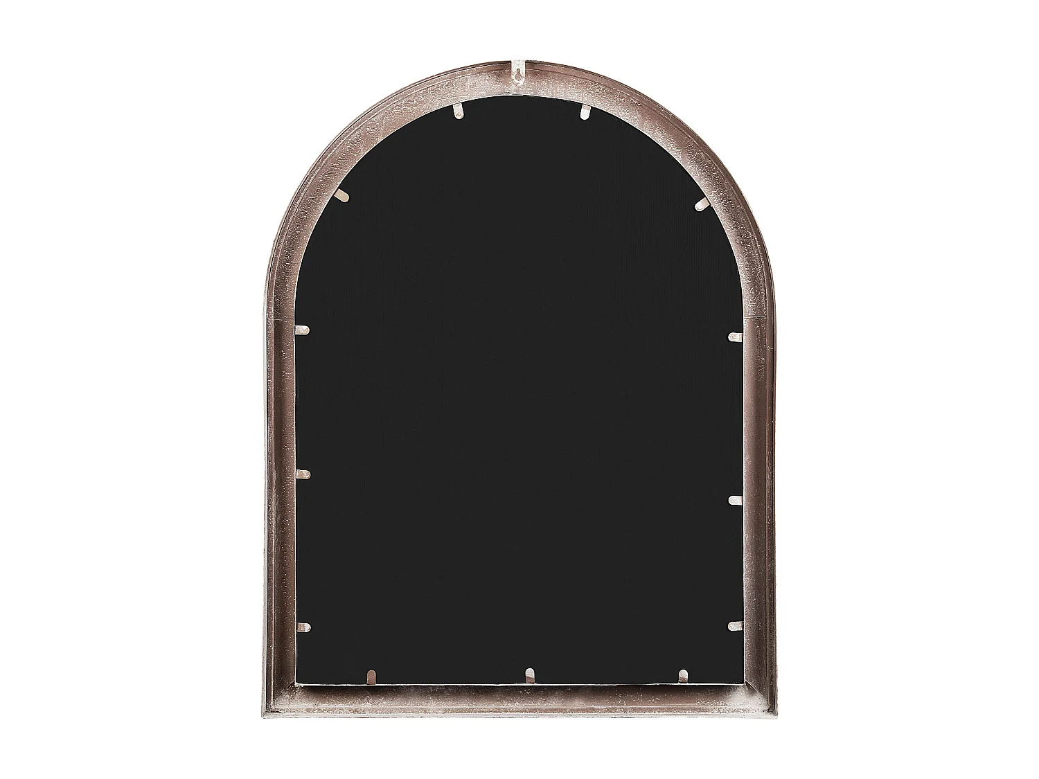 Lustro ścienne EMBRY 69 cm 88 cm Metal Beżowy