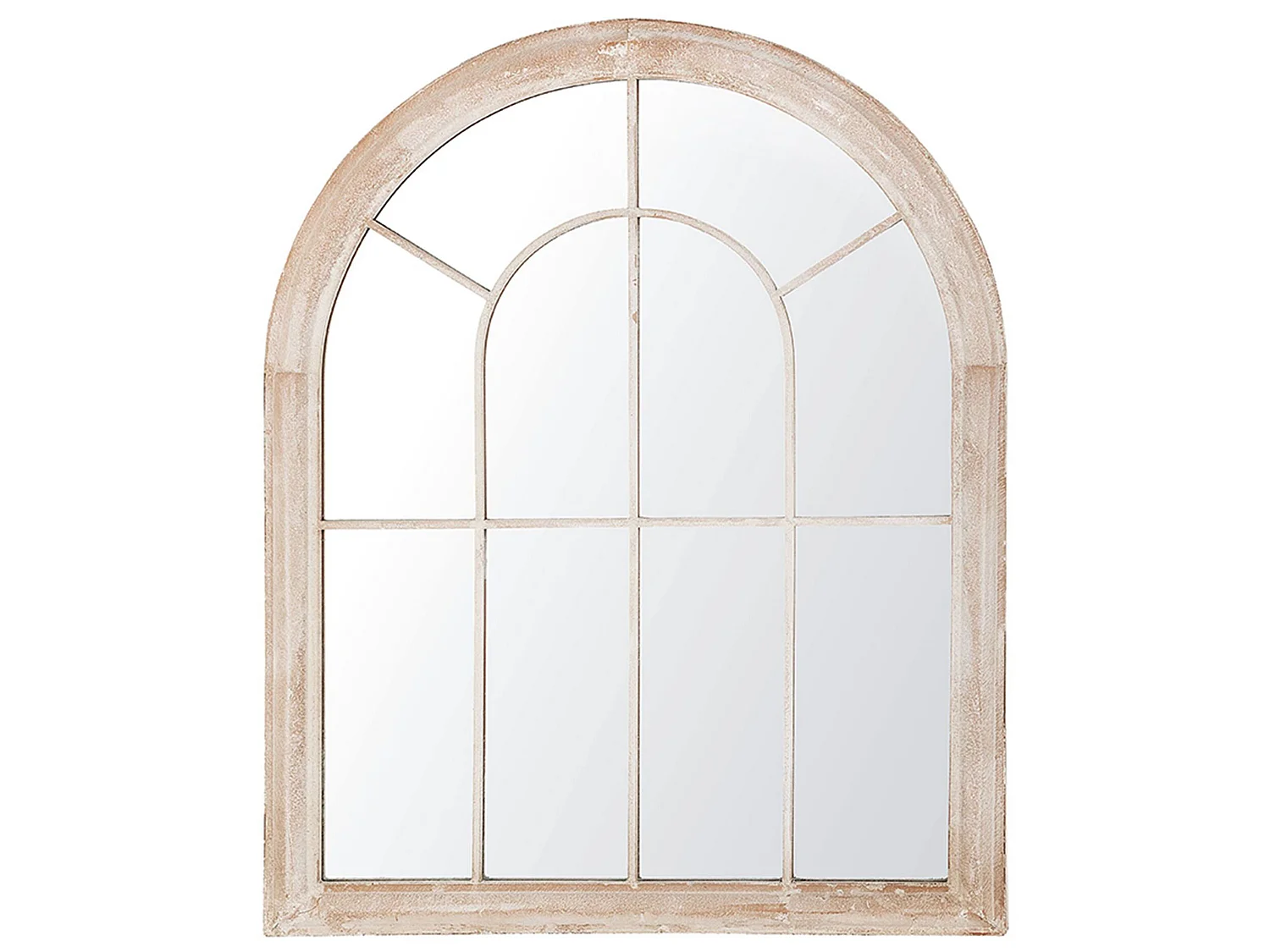 Miroir EMBRY 69 cm 88 cm Métal Beige