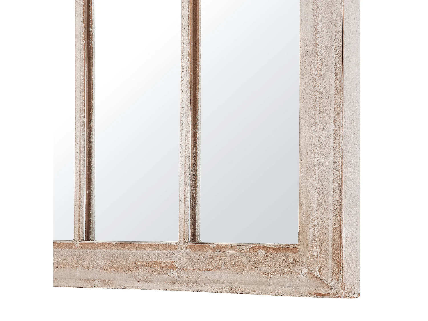 Miroir EMBRY 69 cm 88 cm Métal Beige