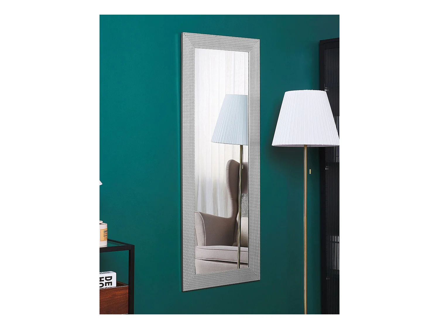 Specchio DERVAL 50 cm 130 cm Argento