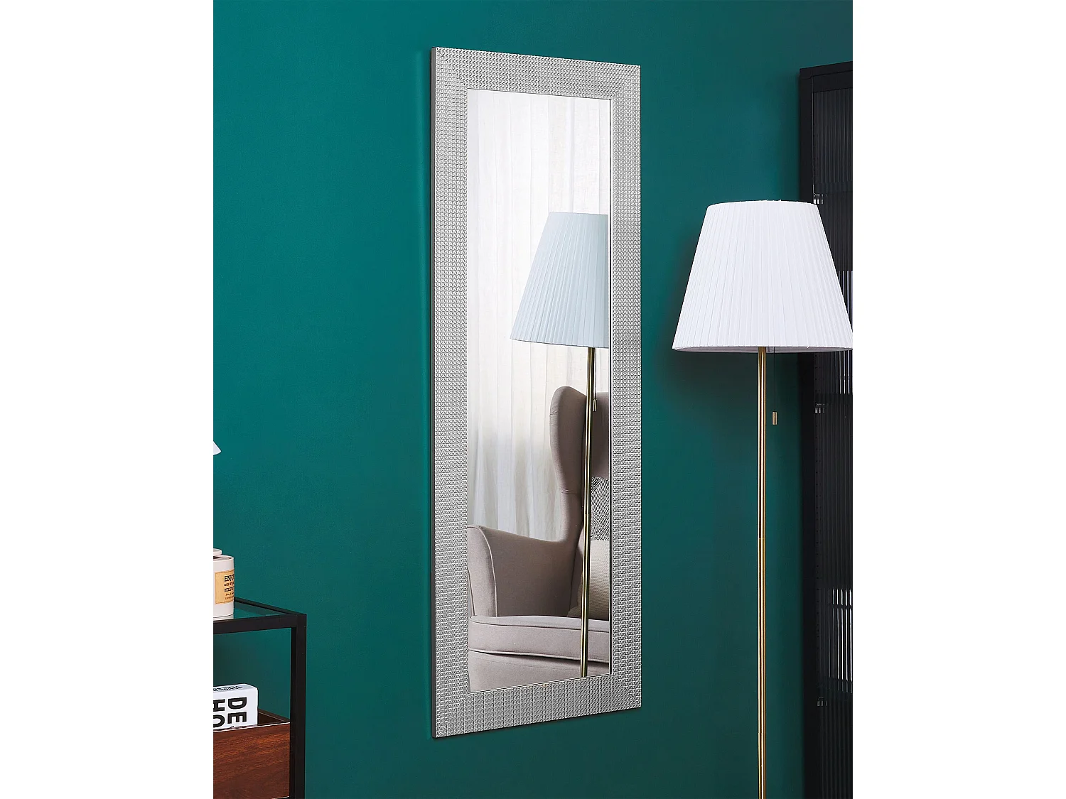 Miroir DERVAL 50 cm 130 cm Argenté