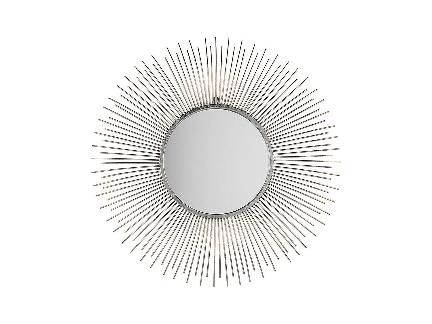 Miroir CILLY 80 cm 80 cm Métal Argenté