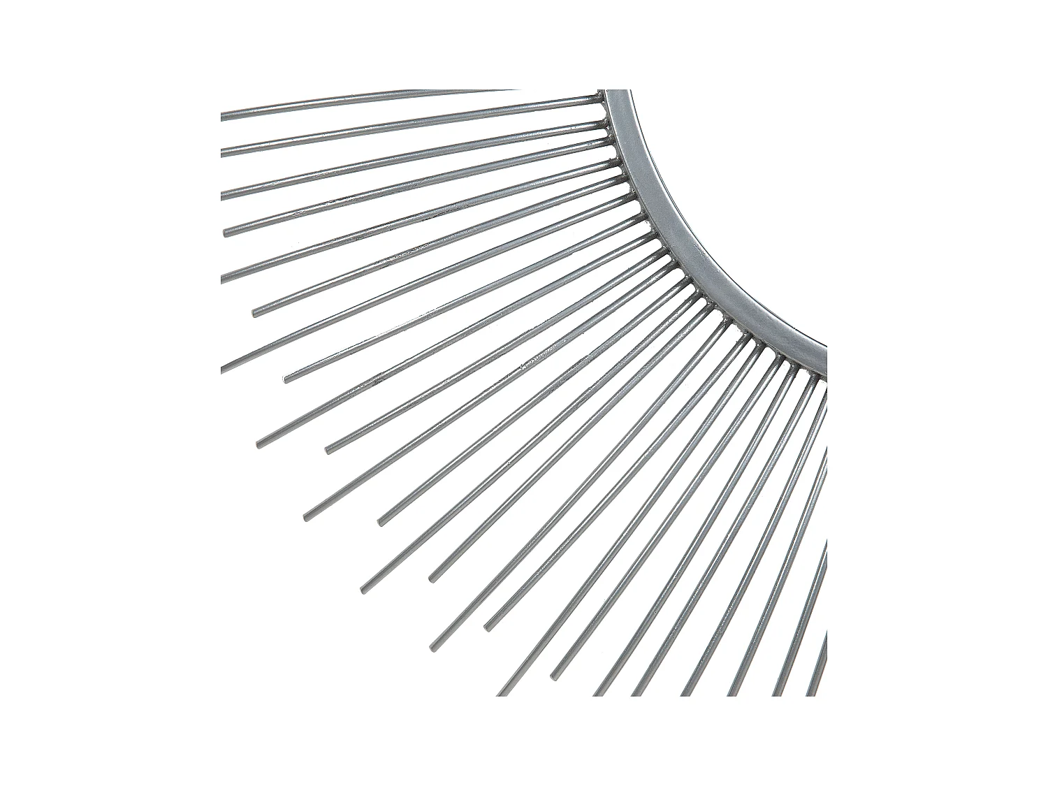 Wandspiegel CILLY 80 cm 80 cm Metaal Zilver